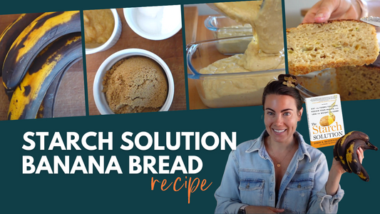 Vegan, Oil Free Banana Bread | Starch Solution fullandfulfilled 50 50 plate 50/50 bowl starch solution McDougall Program 5050 diet wfpb vegan plant based fullandfulfilled