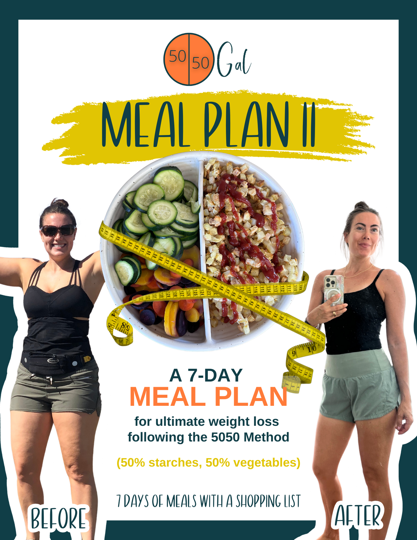 Meal Plan 11 fullandfulfilled 50 50 plate 50/50 bowl starch solution McDougall Program 5050 diet wfpb vegan plant based E-Books fullandfulfilled