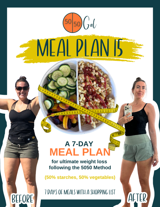 Meal Plan 15 fullandfulfilled 50 50 plate 50/50 bowl starch solution McDougall Program 5050 diet wfpb vegan plant based E-Books fullandfulfilled